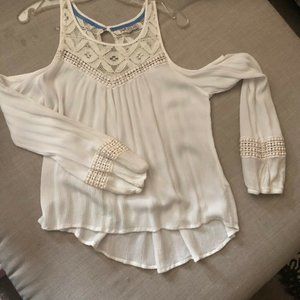 Ladies Jolt Open Shoulder Boho Top